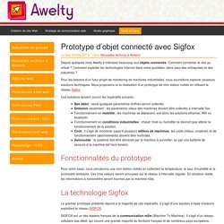 Prototype d’objet connecté avec Sigfox