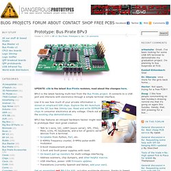 Prototype: Bus Pirate BPv3