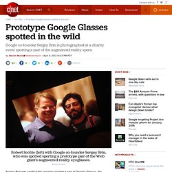 Prototype Google Glasses spotted in the wild