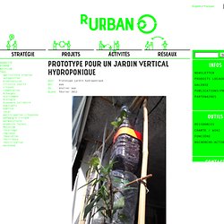 Prototype pour un jardin vertical hydroponique