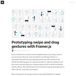 Prototypage Swipe et mouvements de glissement avec Framer.js - Bâtiment Potluck - Medium