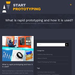 What is rapid prototyping and how it is used? - China Rapid Prototyping & Manufacturing - Start Prototyping Company