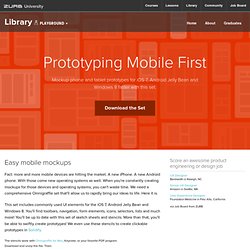 Prototyping Mobile First