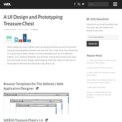 A UI Design and Prototyping Treasure Chest