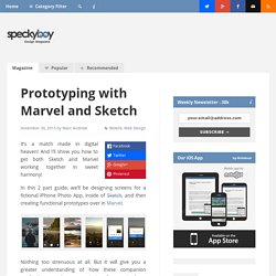 Prototyping with Marvel and Sketch