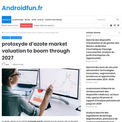 protoxyde d’azote market valuation to boom through 2027 – Androidfun.fr