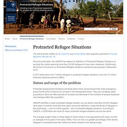 Protracted Refugee Situations: Understanding and addressing the challenge: Protracted Refugee Situations