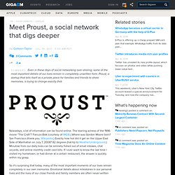 Meet Proust, a social network that digs deeper