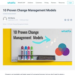 10 Proven Change Management Models