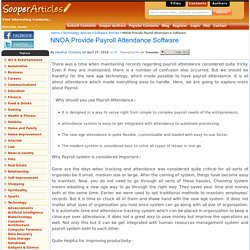 NNOA Provide Payroll Attendance Software