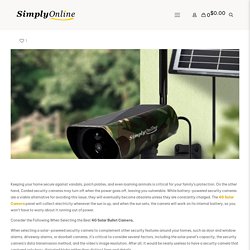 How Simply Online 4G Camera Help Provide Security at Remote Sites