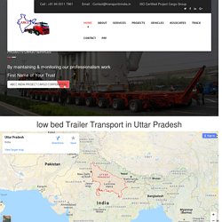ABCC India Provide low bed Trailer Transport in Uttar Pradesh