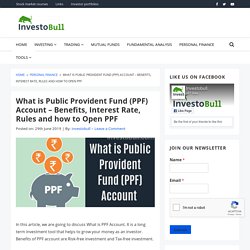What is Public Provident Fund (PPF) Account – Benefits, Interest Rate, Rules and how to Open PPF