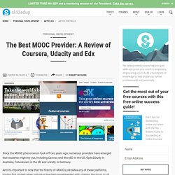 The Best MOOC Provider: A Review of Coursera, Udacity and Edx - SkilledUp.com