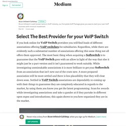Select The Best Provider for your VoIP Switch – Ikcon Infotech Callshop – Medium