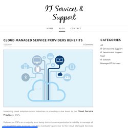 Cloud Managed Service Provider Benefits