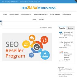 White Label SEO & Private Label SEO for SEO Providers and SEO Resellers - SEO Rank My Business