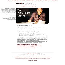 Learn how to write a white paper that provides objective information for your audience