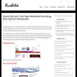20+ Best Websites Providing free clip art Downloads