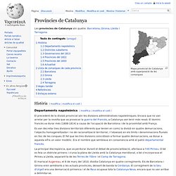 Províncies de Catalunya