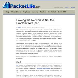 Proving the Network is Not the Problem With iperf