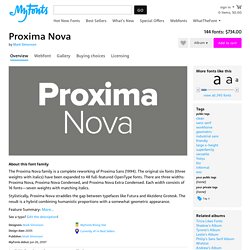 Proxima Nova