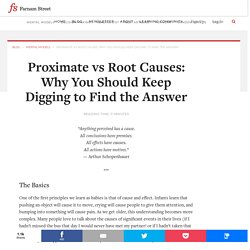 Proximate vs Root Causes: Why You Should Keep Digging to Find the Answer