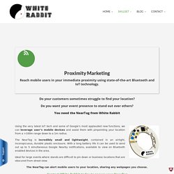 Proximity Marketing - WHITE RABBIT - WEBSITE
