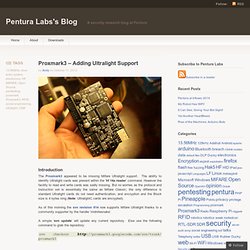 Proxmark3 – Adding Ultralight Support