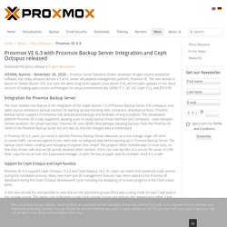 Proxmox VE 6.3