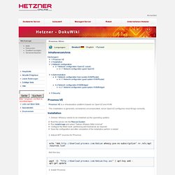 Proxmox VE/en – Hetzner DokuWiki
