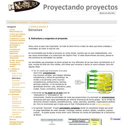 Estructura - Proyectandoproyectos