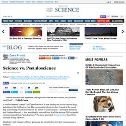 Dave Pruett: Science vs. Pseudoscience