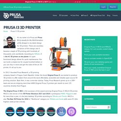 Prusa i3 3D printer - Prusa Printers