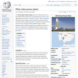 PS10 solar power plant