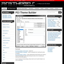 PS3 Theme Builder
