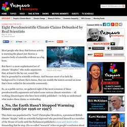 Eight Pseudoscientific Climate Claims Debunked by Real Scientists