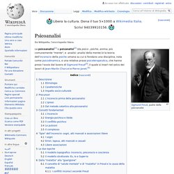 La Psicoanalisi (Wikipedia)
