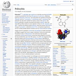 La psilocibina - Wikipedia, la enciclopedia libre