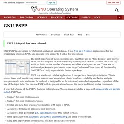 PSPP - GNU Project