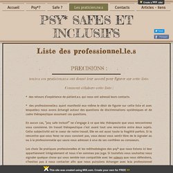 Psy Safe et Inclusifs