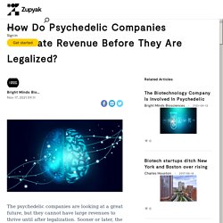 How Do Psychedelic Companies Generate Revenue Before They Are Legalized?