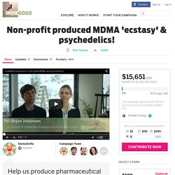 Non-profit produced MDMA ecstasy & psychedelics!