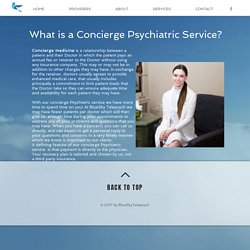 Concierge Psychiatric Service