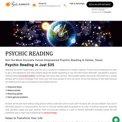 Psychic Reading - Psychic Ramnath