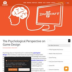 The Psychological Perspective on Game Design