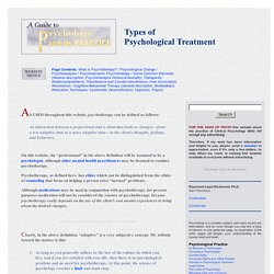 Theoretical Approaches: Psychoanalysis, Psychodynamic Psychotherapy, Cognitive-Behavioral Therapy
