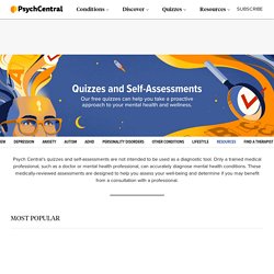 Psychological Tests and Quizzes