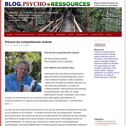 Blogue du bottin francophone des professionnels de la psychologie