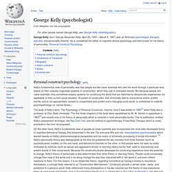 George Kelly (psychologist)